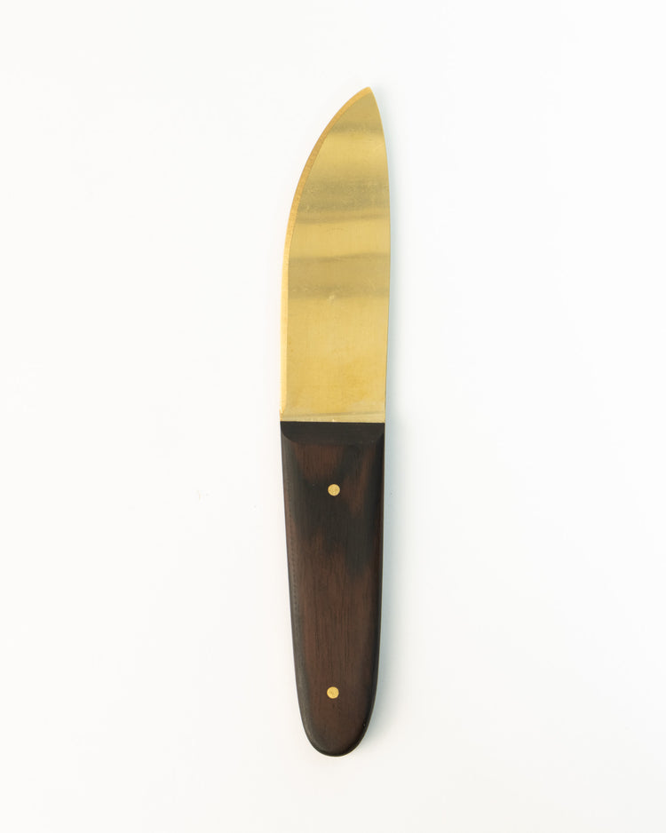 Brass Cheese Knife Large