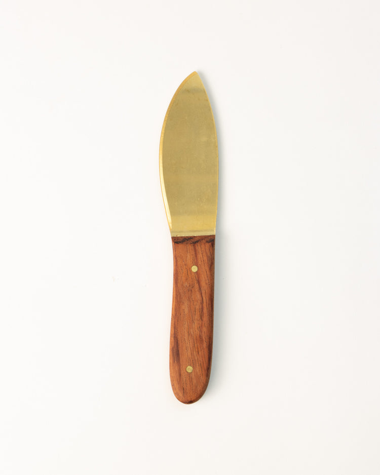 Brass Cheese Knife Small