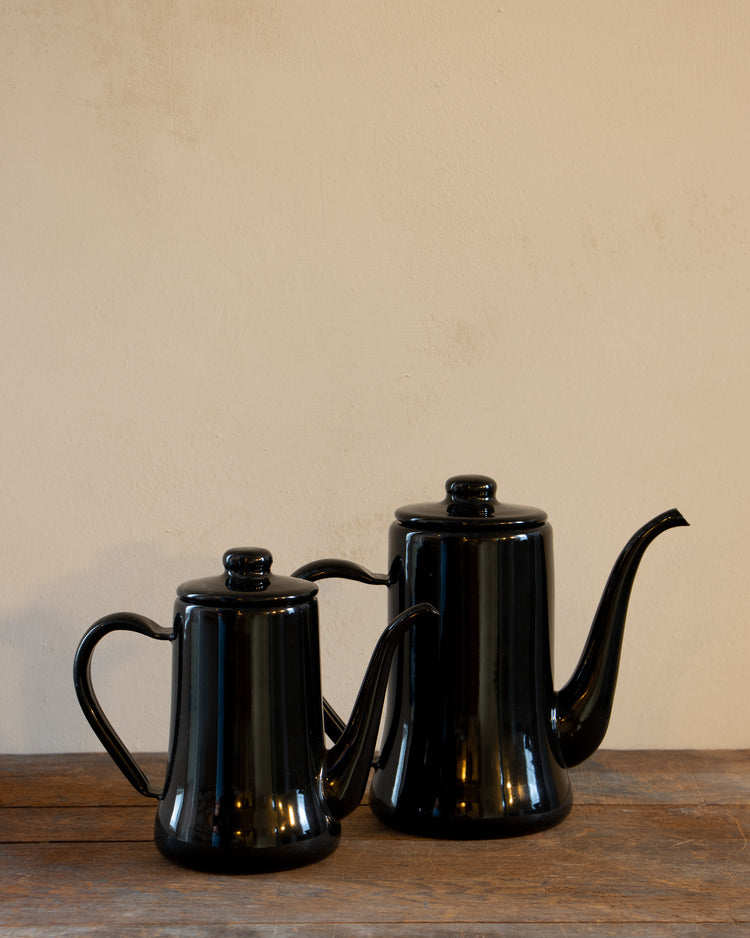 Enamel Kettle Black 0.7L