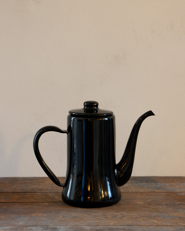 Enamel Kettle Black 1.2L