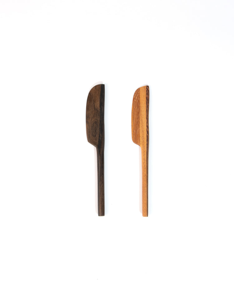 Curved Cheese Knife Jobillo Wood