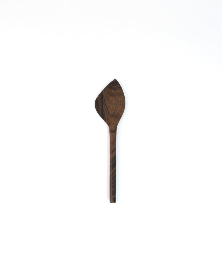 Pointed Cheese Spreader Ziricote Wood