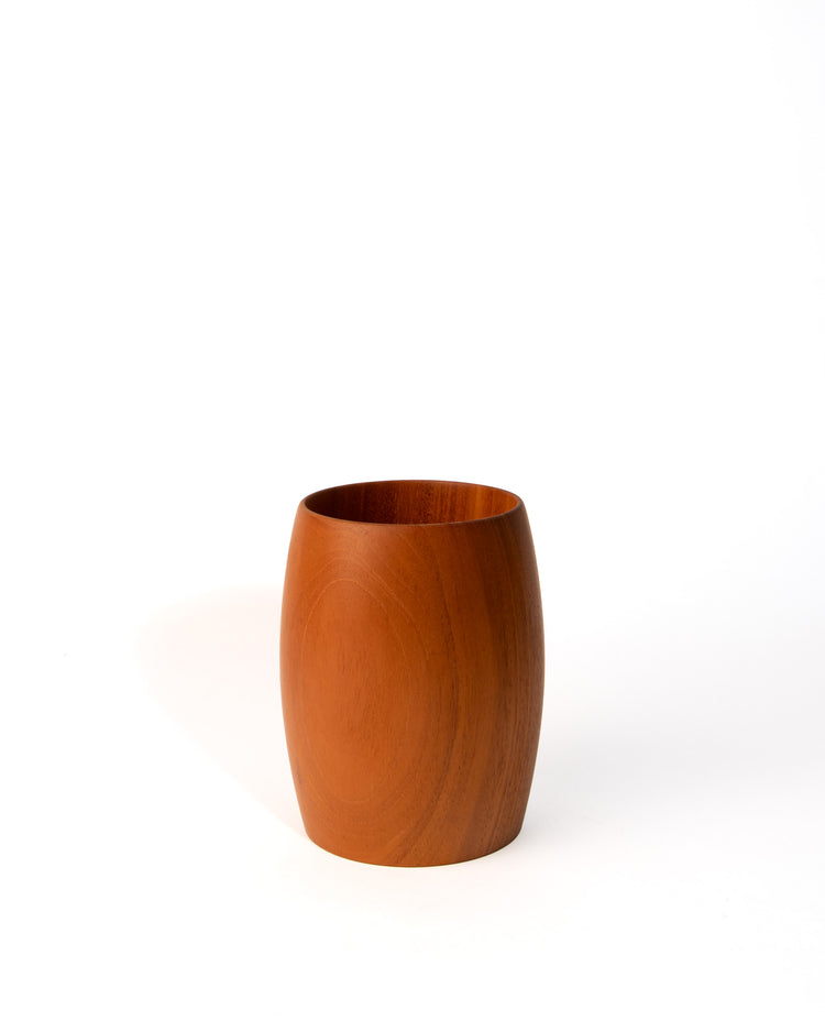 Mahogany Vase Short